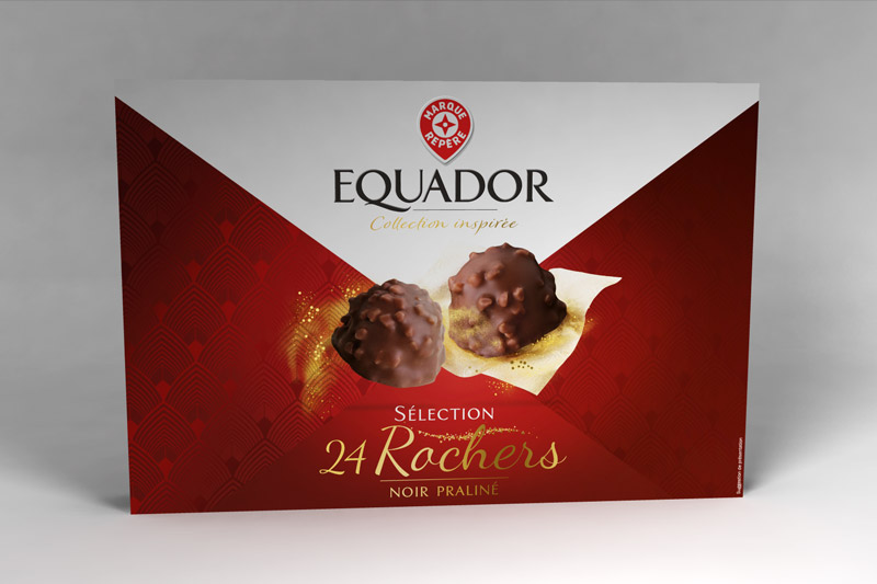 Equador - Rochers Noir Praliné
