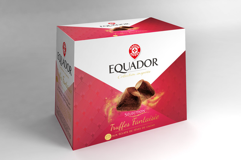 Equador - Truffes Fantaisie aux éclats de fève de cacao